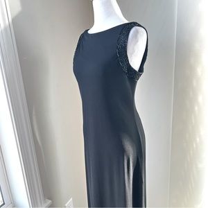 Alex evenings black maxi formal gown Size 8